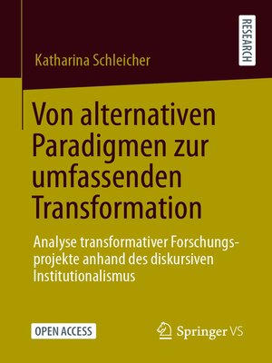 cover image of Von alternativen Paradigmen zur umfassenden Transformation